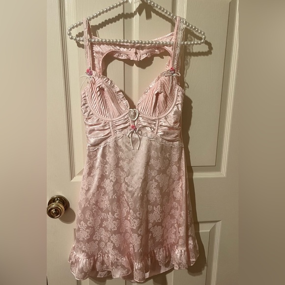 Victoria's Secret Other - For Love and Lemons x Victoria’s Secret pink heart dress